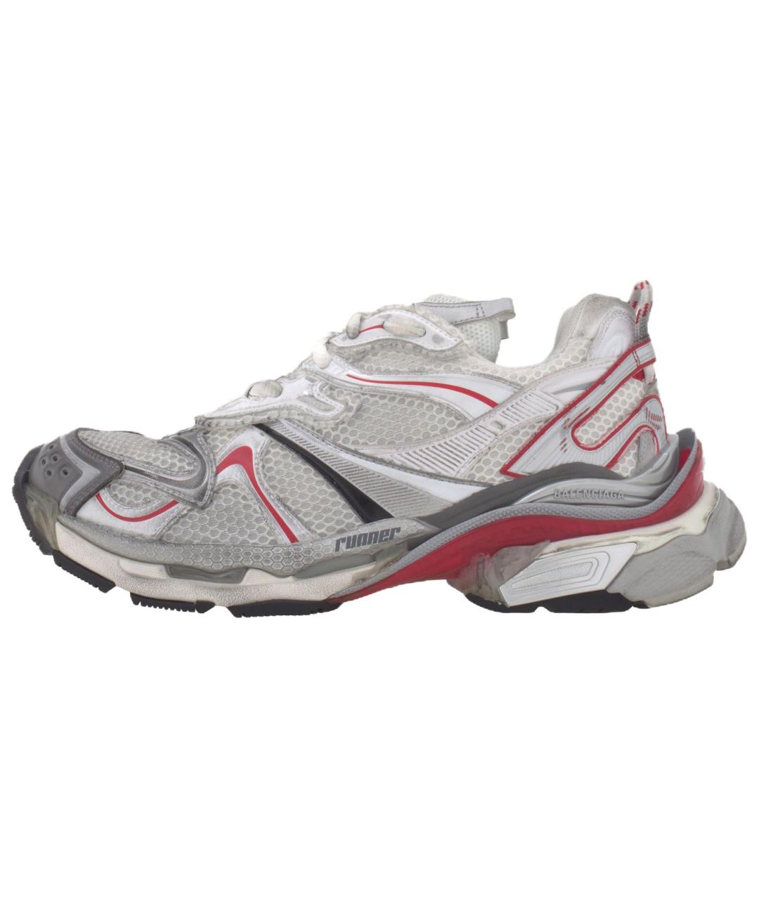 BALENCIAGA Серебряные низкие кроссовки / кеды, фото 2