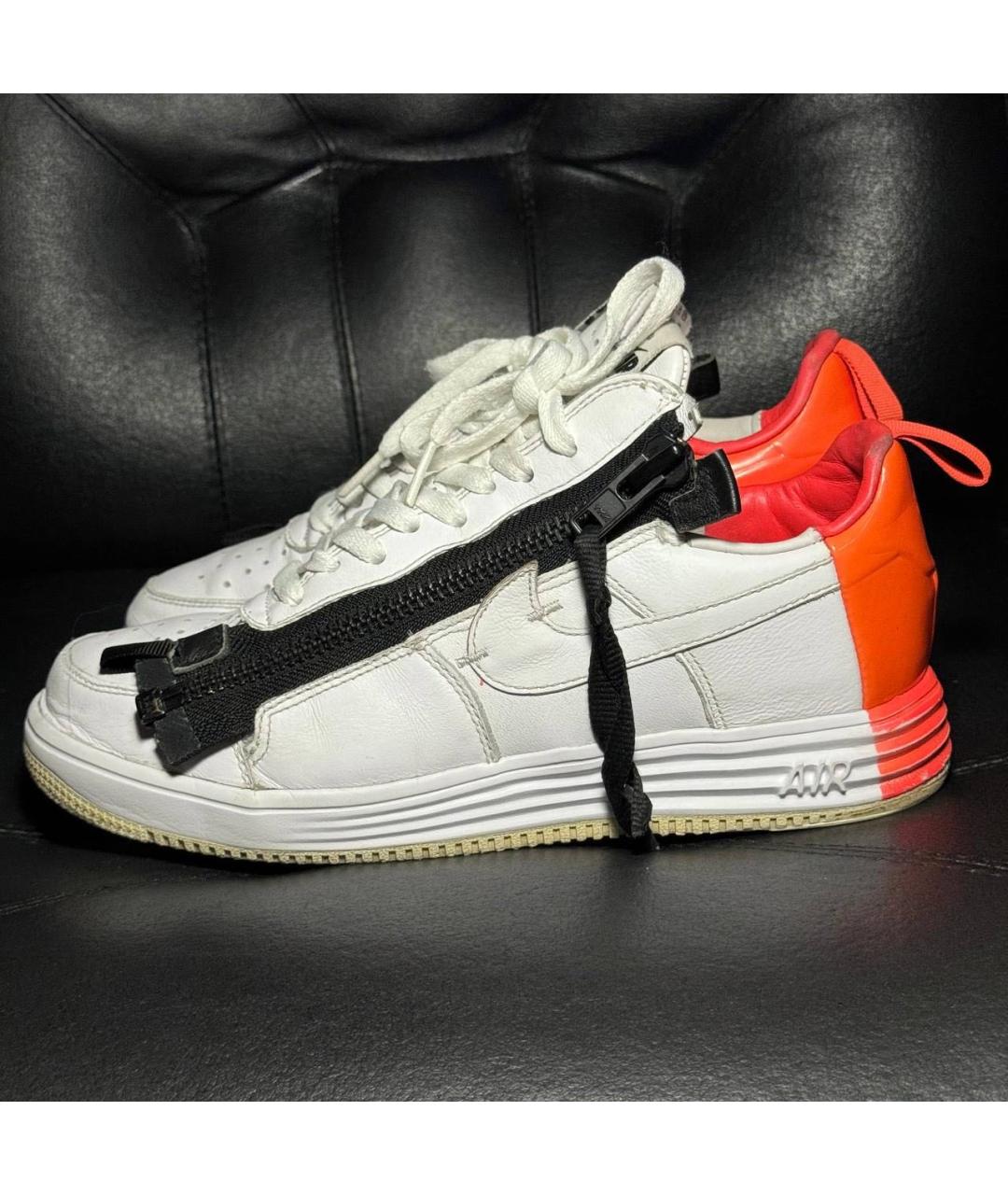 ACRONYM® Белые кожаные низкие кроссовки / кеды, фото 3