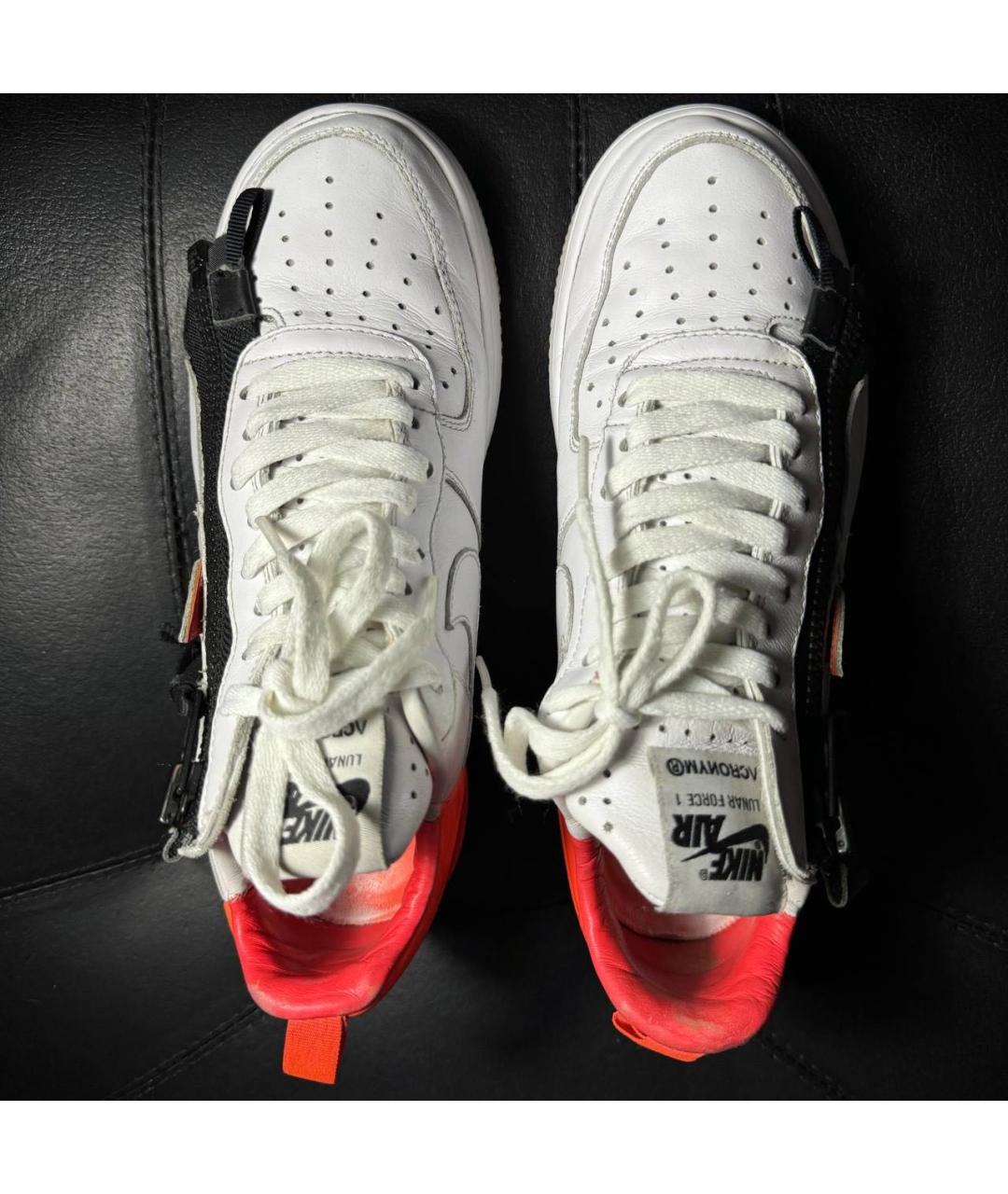 ACRONYM® Белые кожаные низкие кроссовки / кеды, фото 7