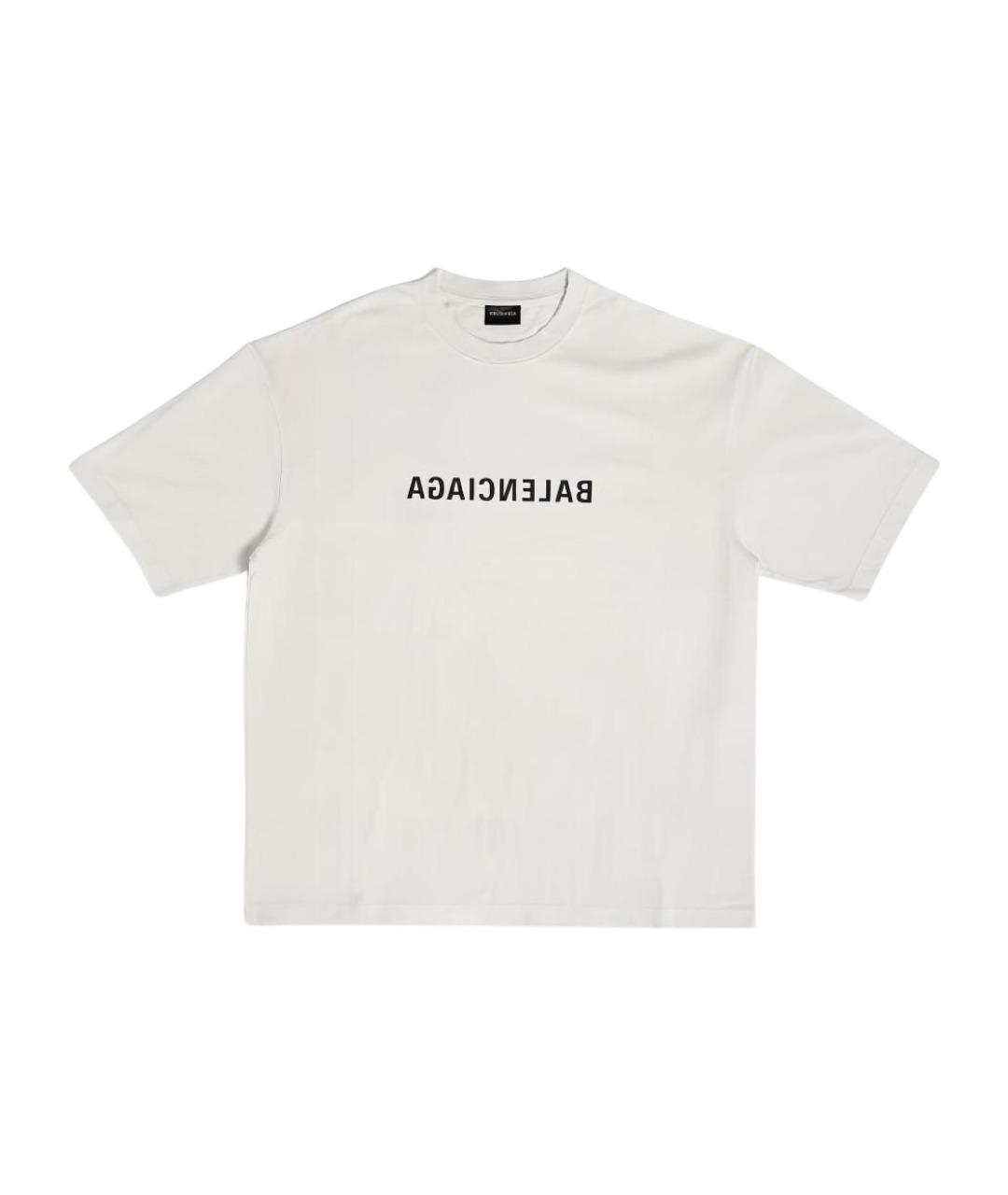 BALENCIAGA Бежевая футболка, фото 1