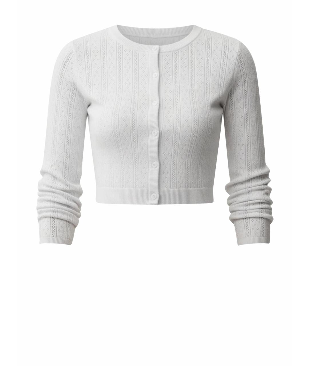 ALO YOGA Белый кардиган, фото 1