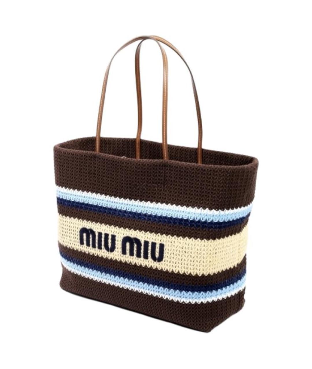 MIU MIU Синяя сумка через плечо, фото 2