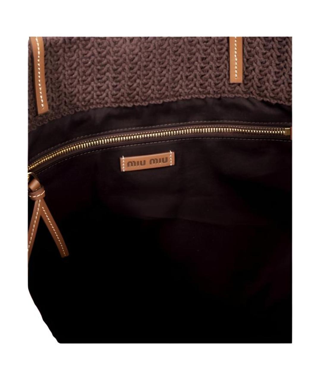 MIU MIU Синяя сумка через плечо, фото 4