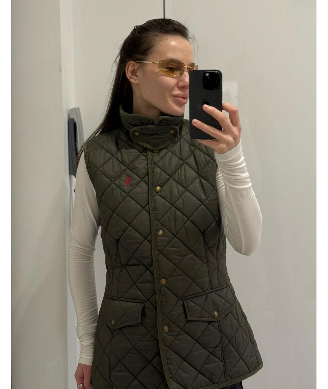 POLO RALPH LAUREN Хаки жилет, фото 8
