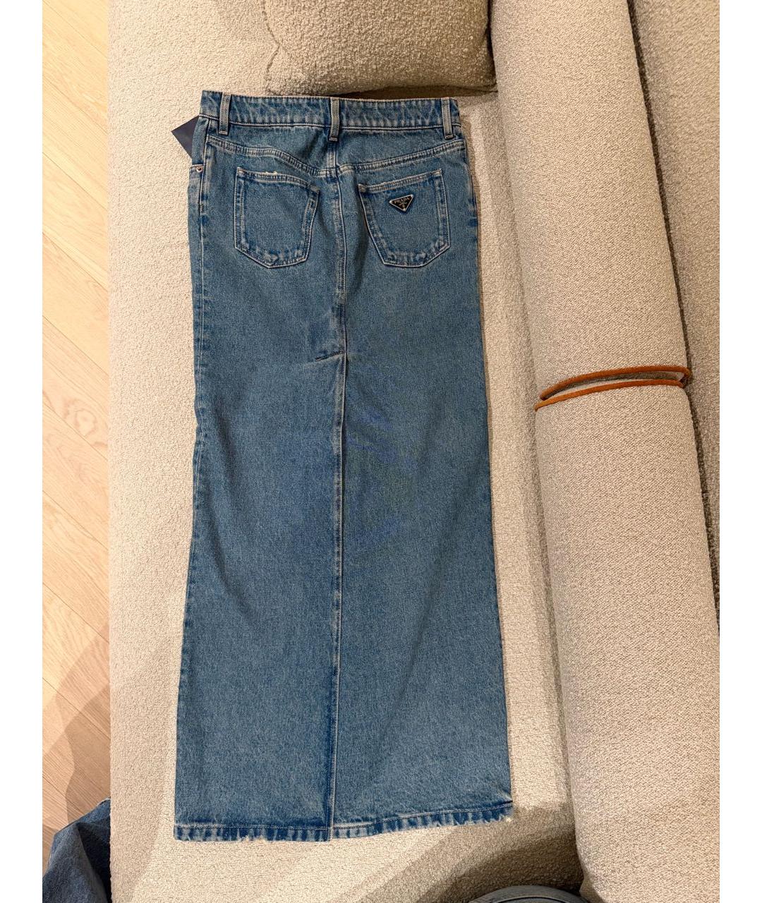 PRADA Деним юбка миди, фото 2