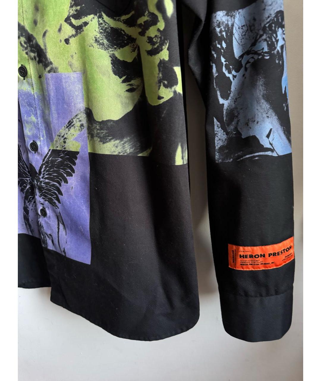 HERON PRESTON Черная кэжуал рубашка, фото 4