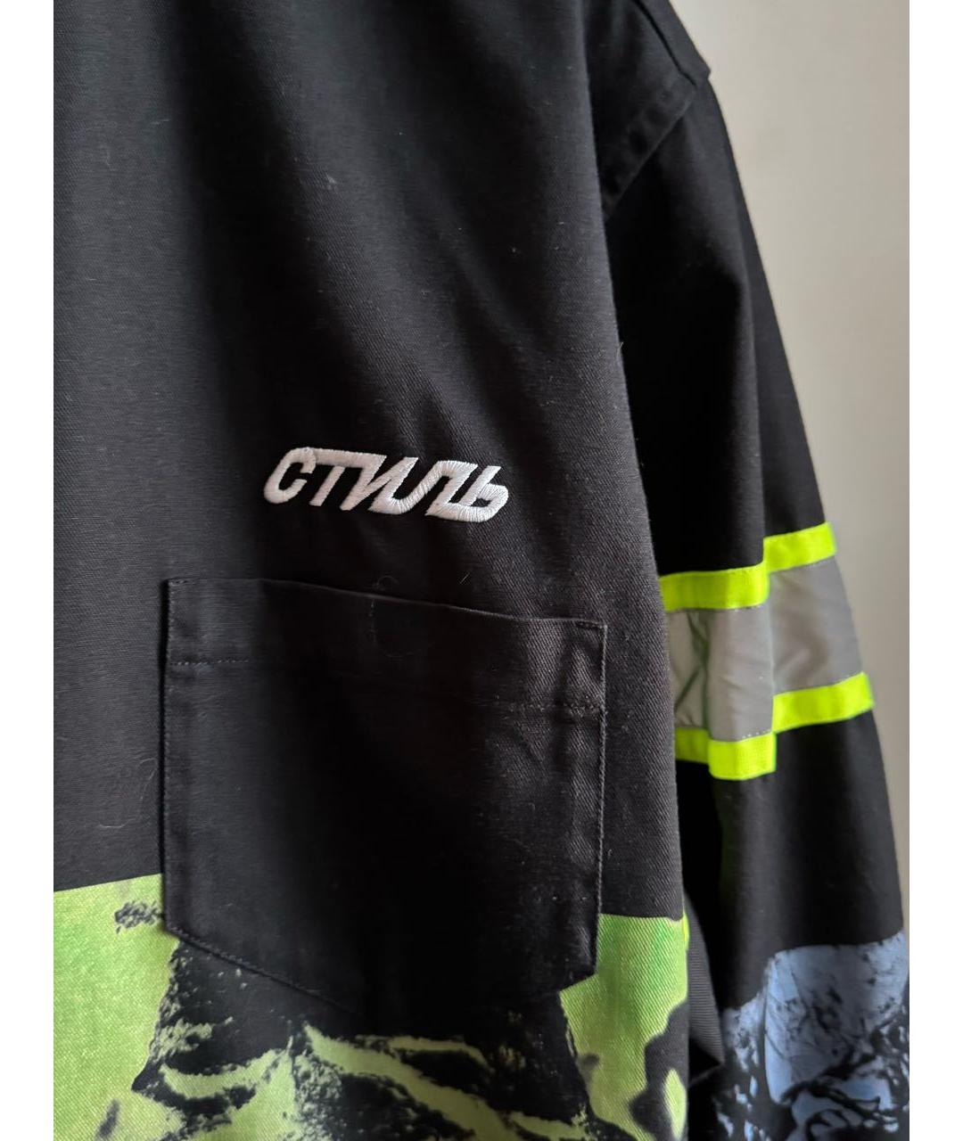 HERON PRESTON Черная кэжуал рубашка, фото 5