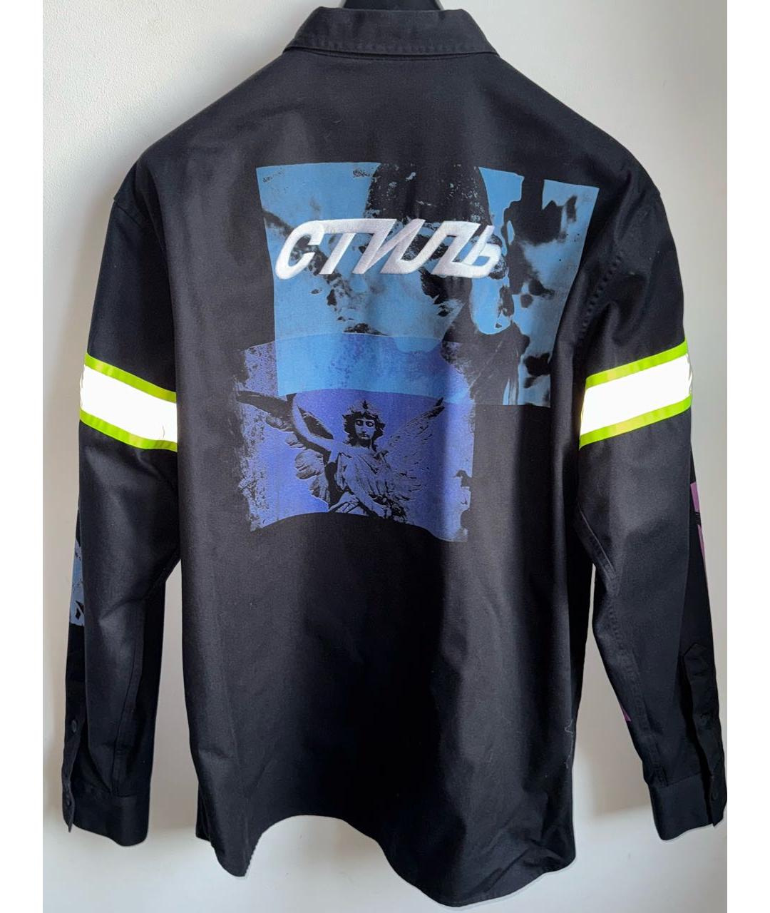 HERON PRESTON Черная кэжуал рубашка, фото 2