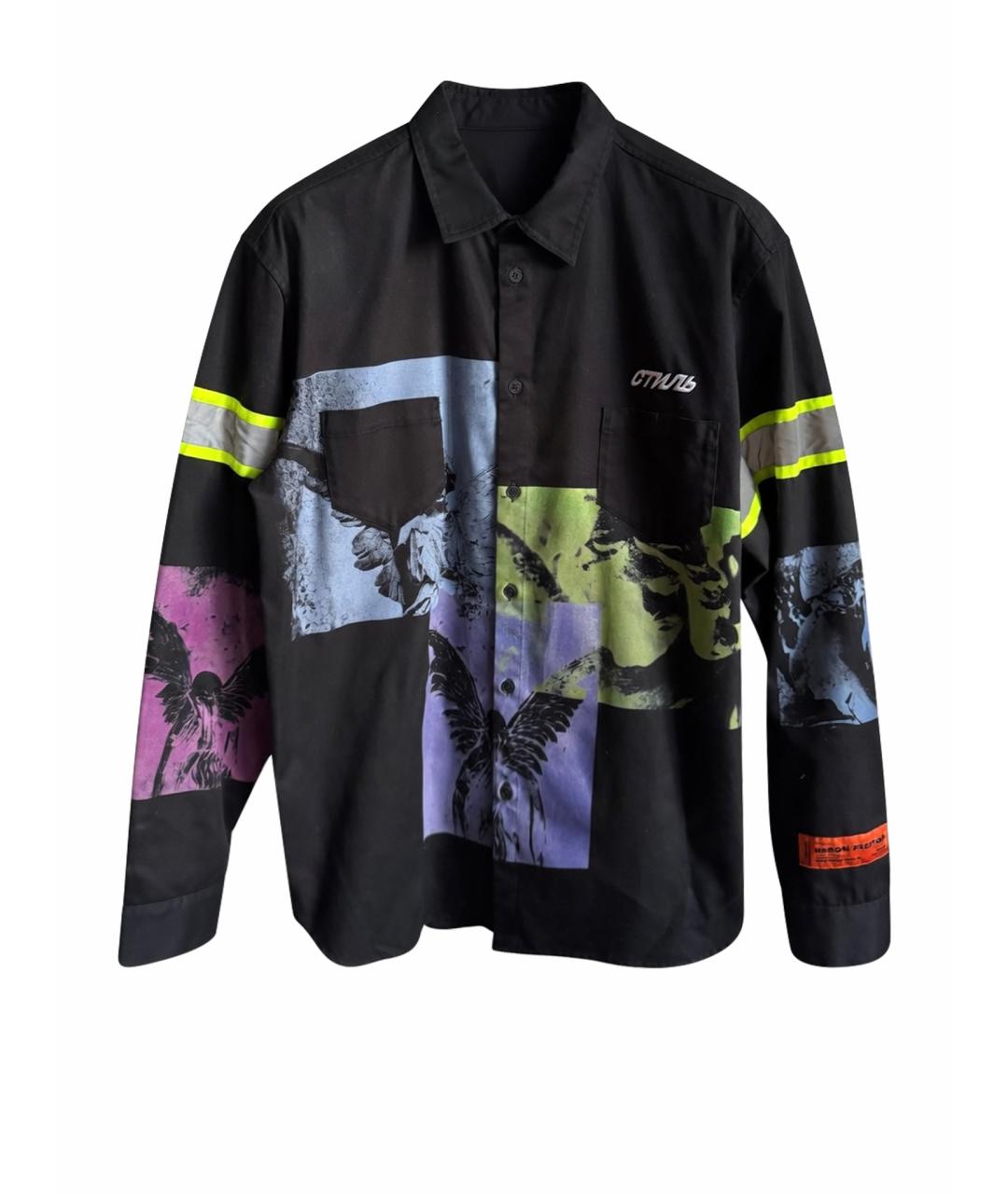 HERON PRESTON Черная кэжуал рубашка, фото 1