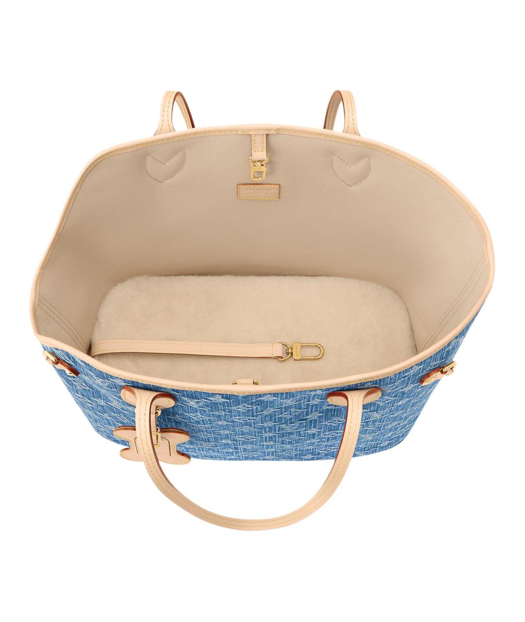 LOUIS VUITTON Синяя сумка через плечо, фото 4