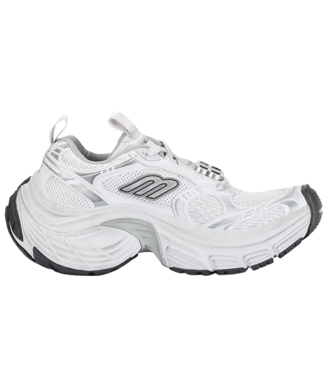 BALENCIAGA Белые низкие кроссовки / кеды, фото 1