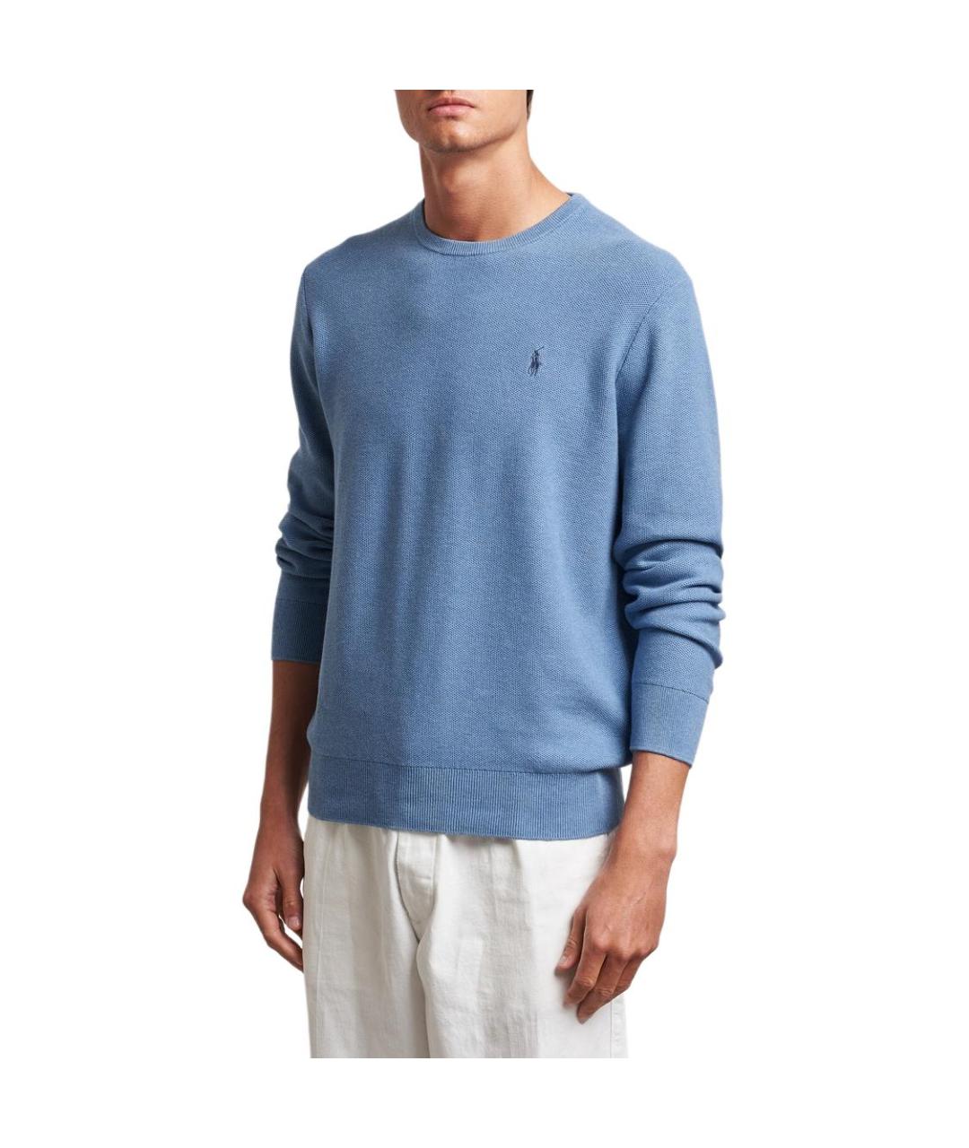 POLO RALPH LAUREN Синий джемпер / свитер, фото 4