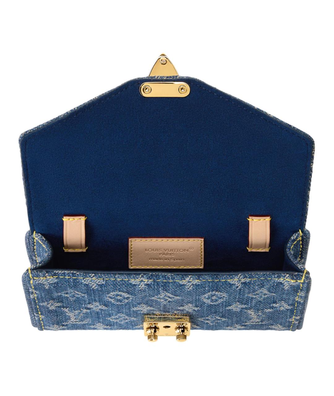 LOUIS VUITTON Синяя поясная сумка, фото 3