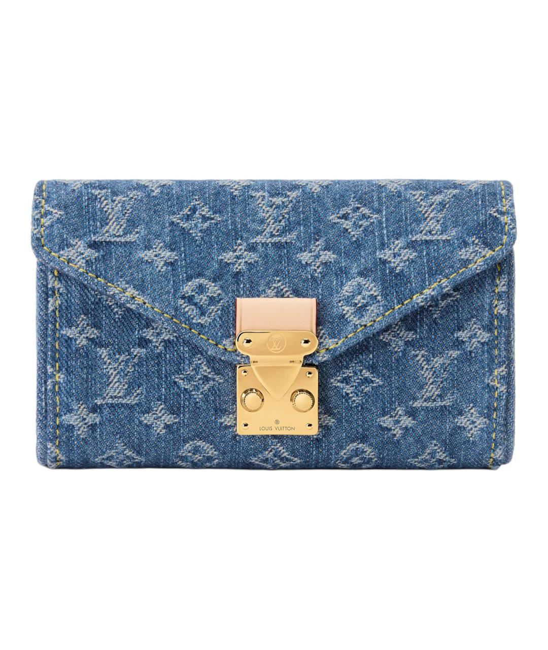 LOUIS VUITTON Синяя поясная сумка, фото 1