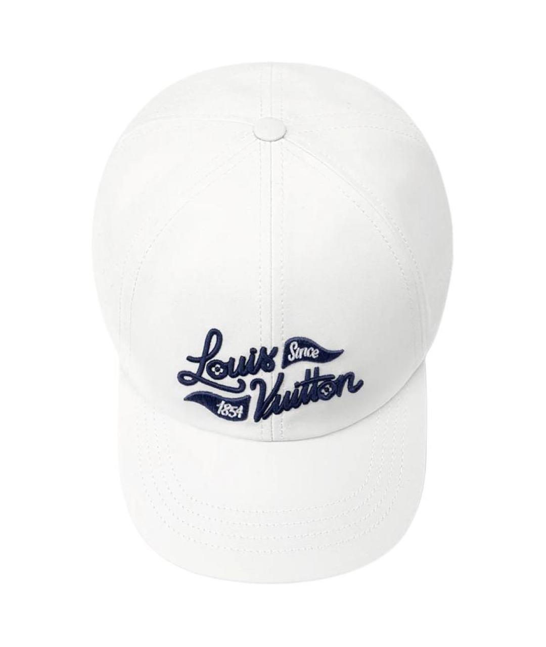 LOUIS VUITTON Белая хлопковая кепка/бейсболка, фото 3