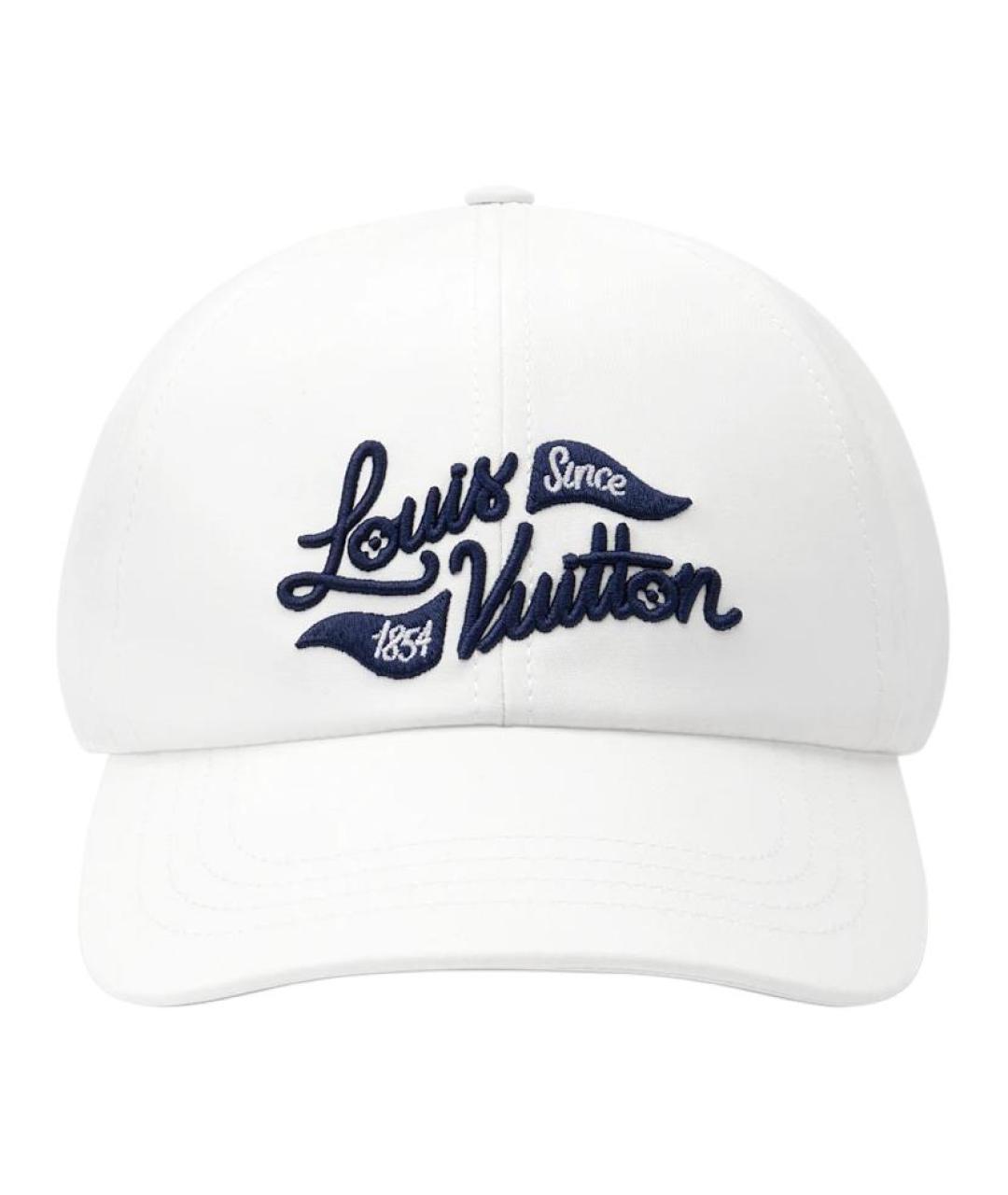 LOUIS VUITTON Белая хлопковая кепка/бейсболка, фото 2