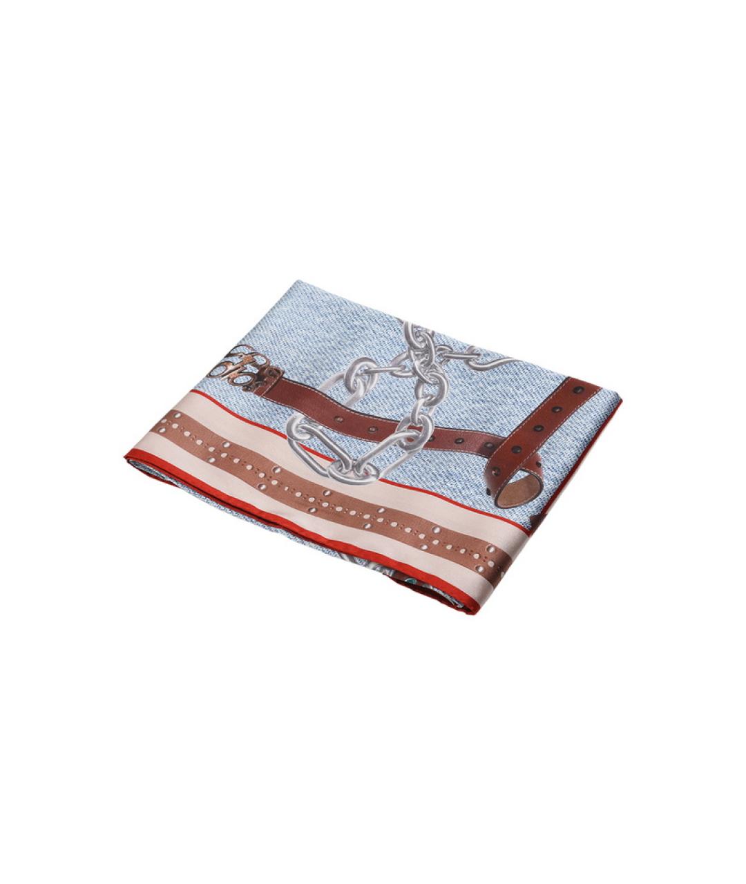 ACNE STUDIOS Голубой шарф, фото 2