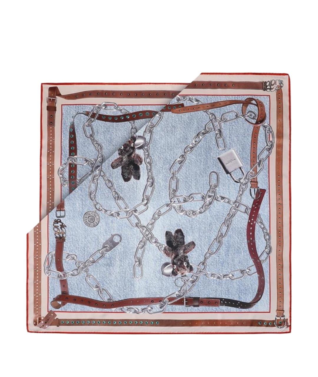 ACNE STUDIOS Голубой шарф, фото 1