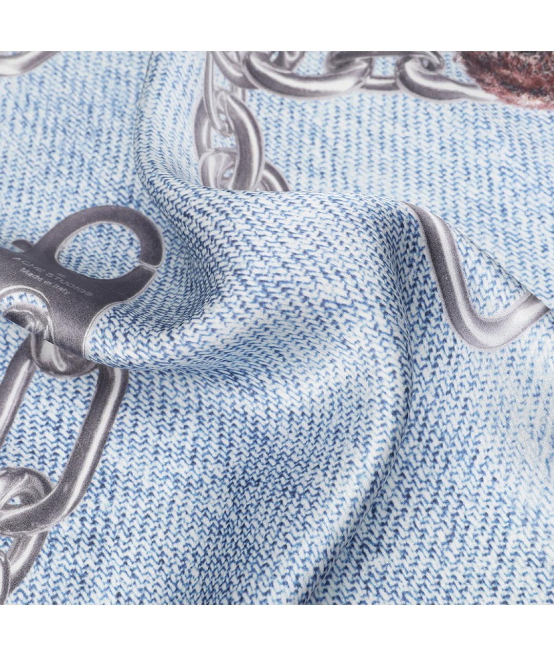 ACNE STUDIOS Голубой шарф, фото 5