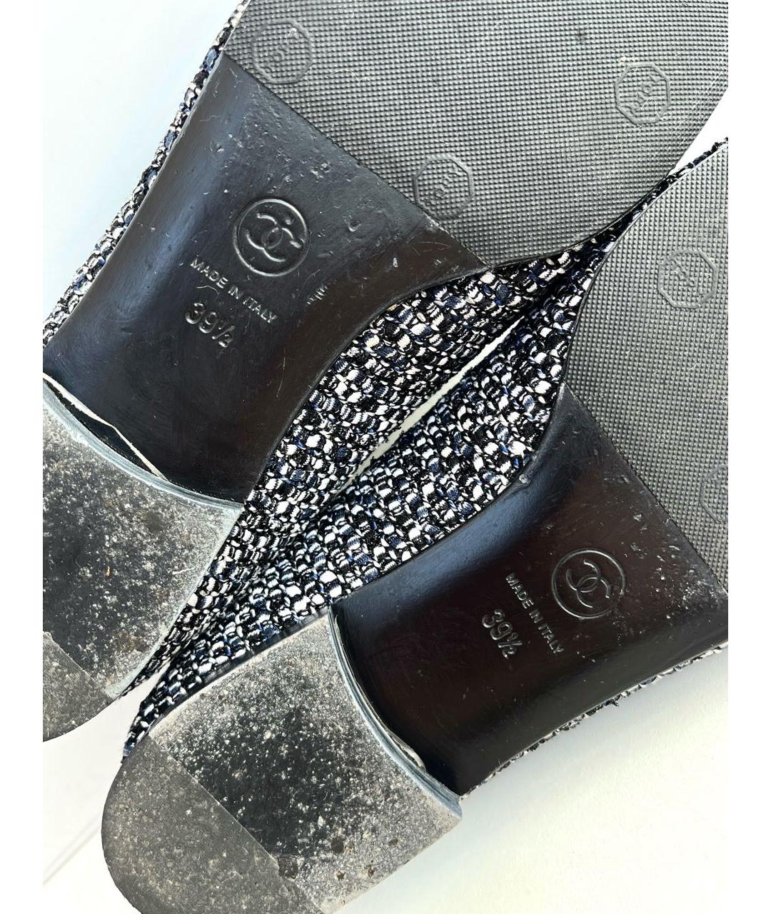 CHANEL Серые лоферы, фото 4