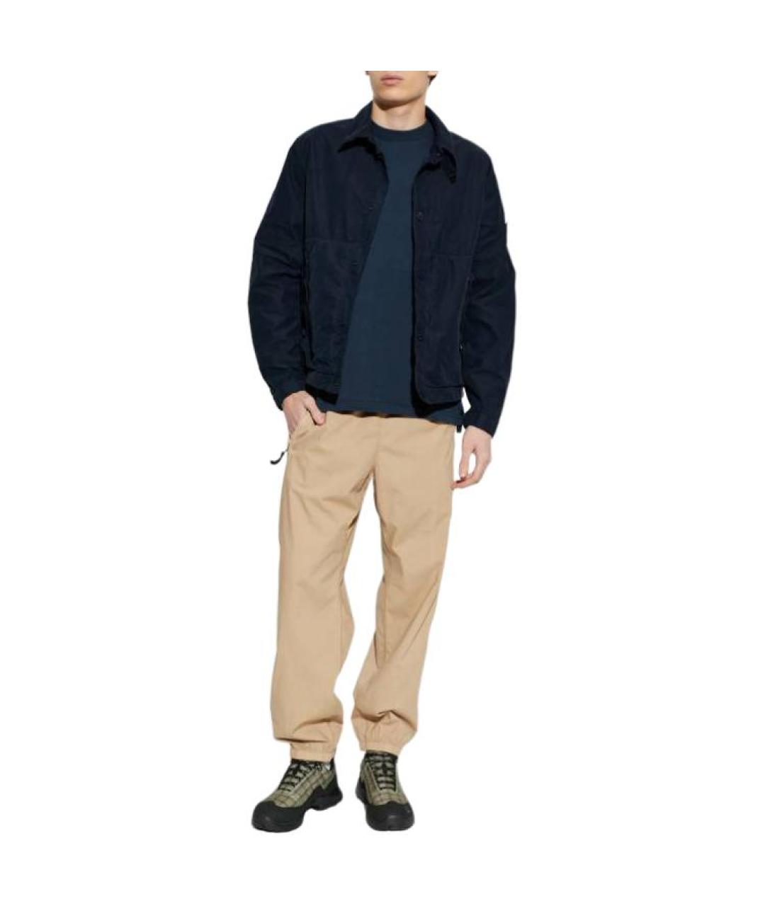 STONE ISLAND Темно-синяя куртка, фото 2