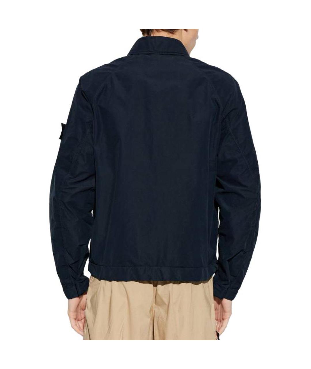 STONE ISLAND Темно-синяя куртка, фото 4