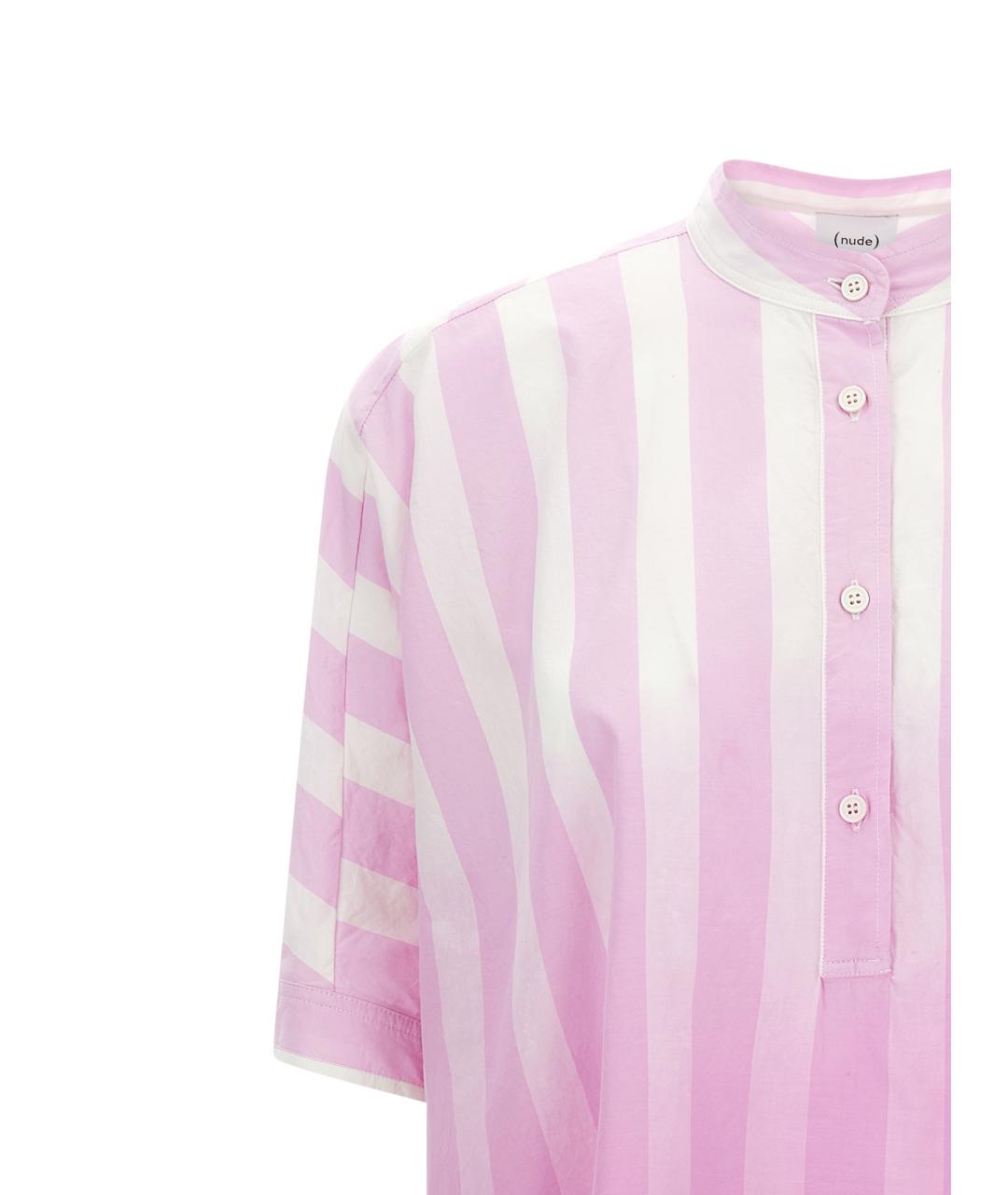 NUDE Розовая хлопковая блузы, фото 2