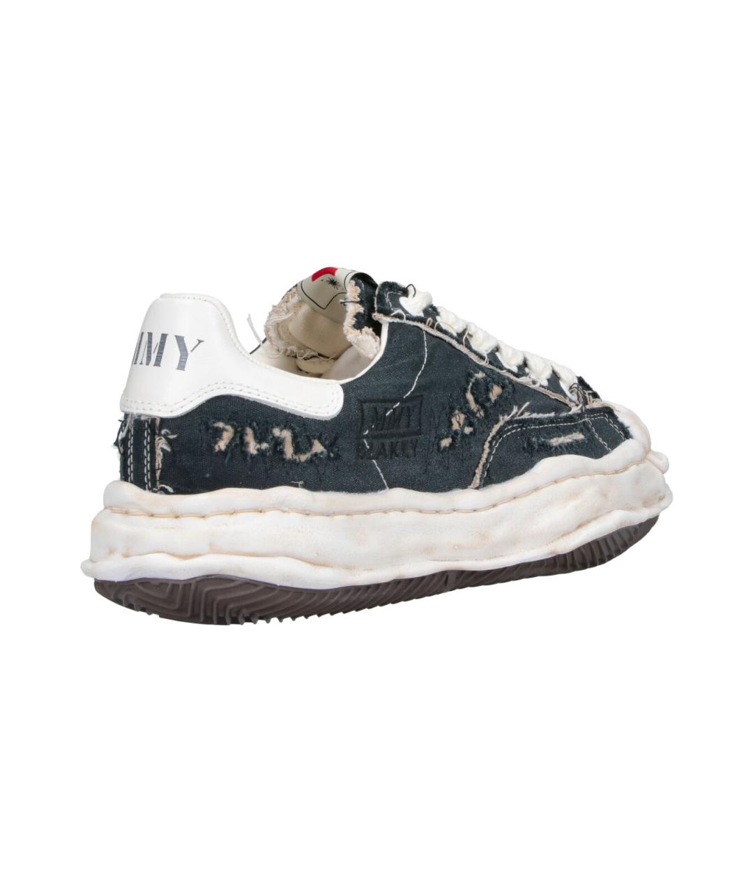 MAISON MIHARA YASUHIRO Мульти текстильные низкие кроссовки / кеды, фото 4