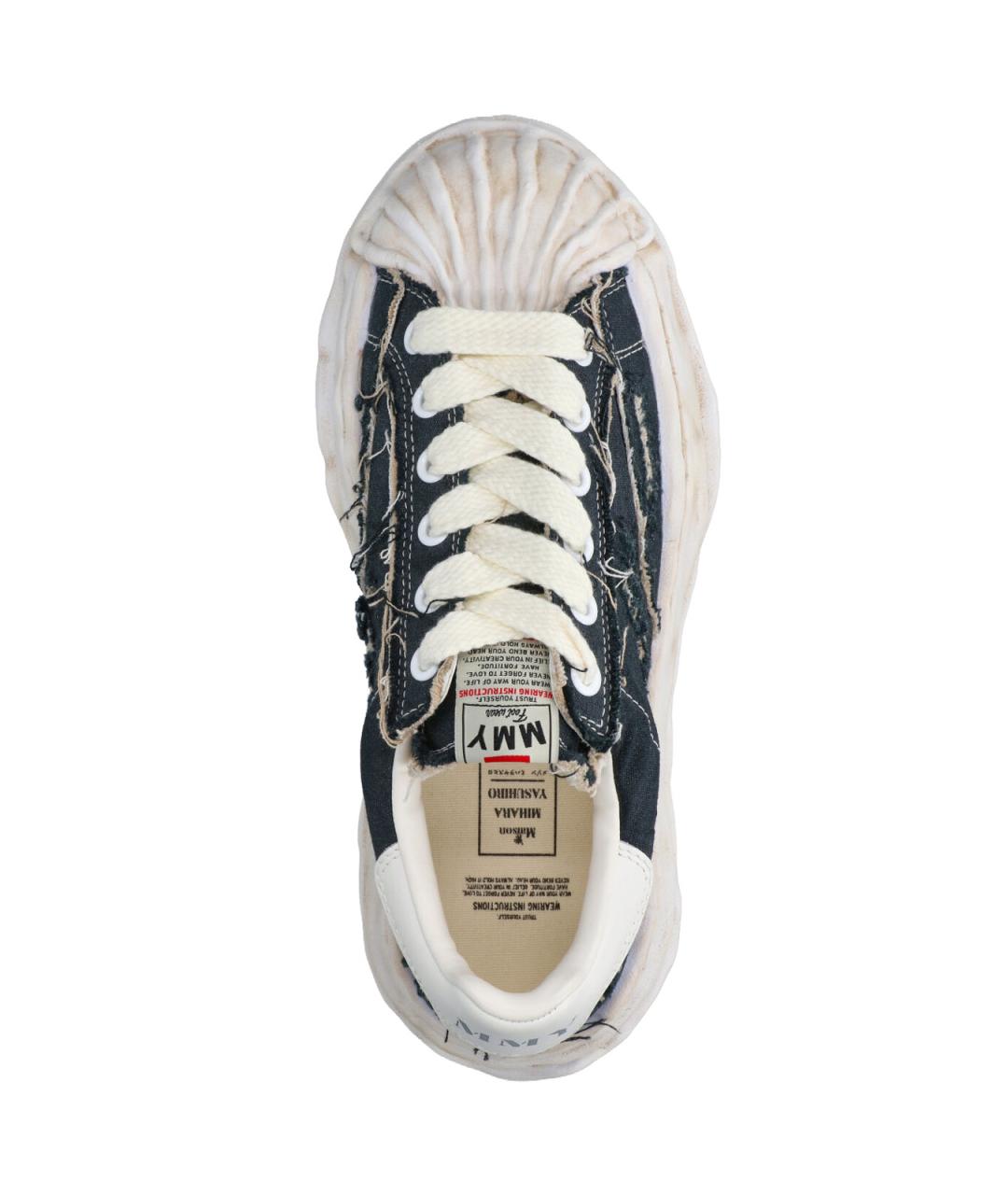 MAISON MIHARA YASUHIRO Мульти текстильные низкие кроссовки / кеды, фото 5