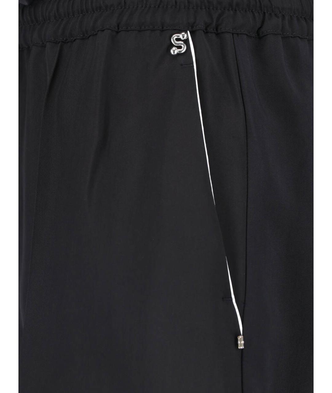 SPORTMAX Черные вискозные шорты, фото 4