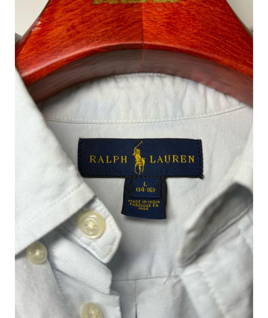 RALPH LAUREN Мульти хлопковая детская рубашка, фото 4