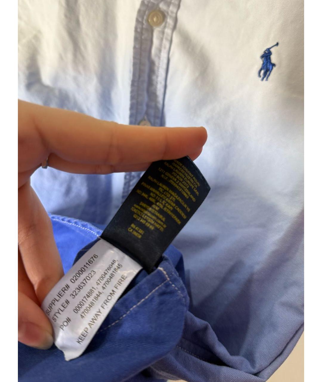 RALPH LAUREN Мульти хлопковая детская рубашка, фото 5