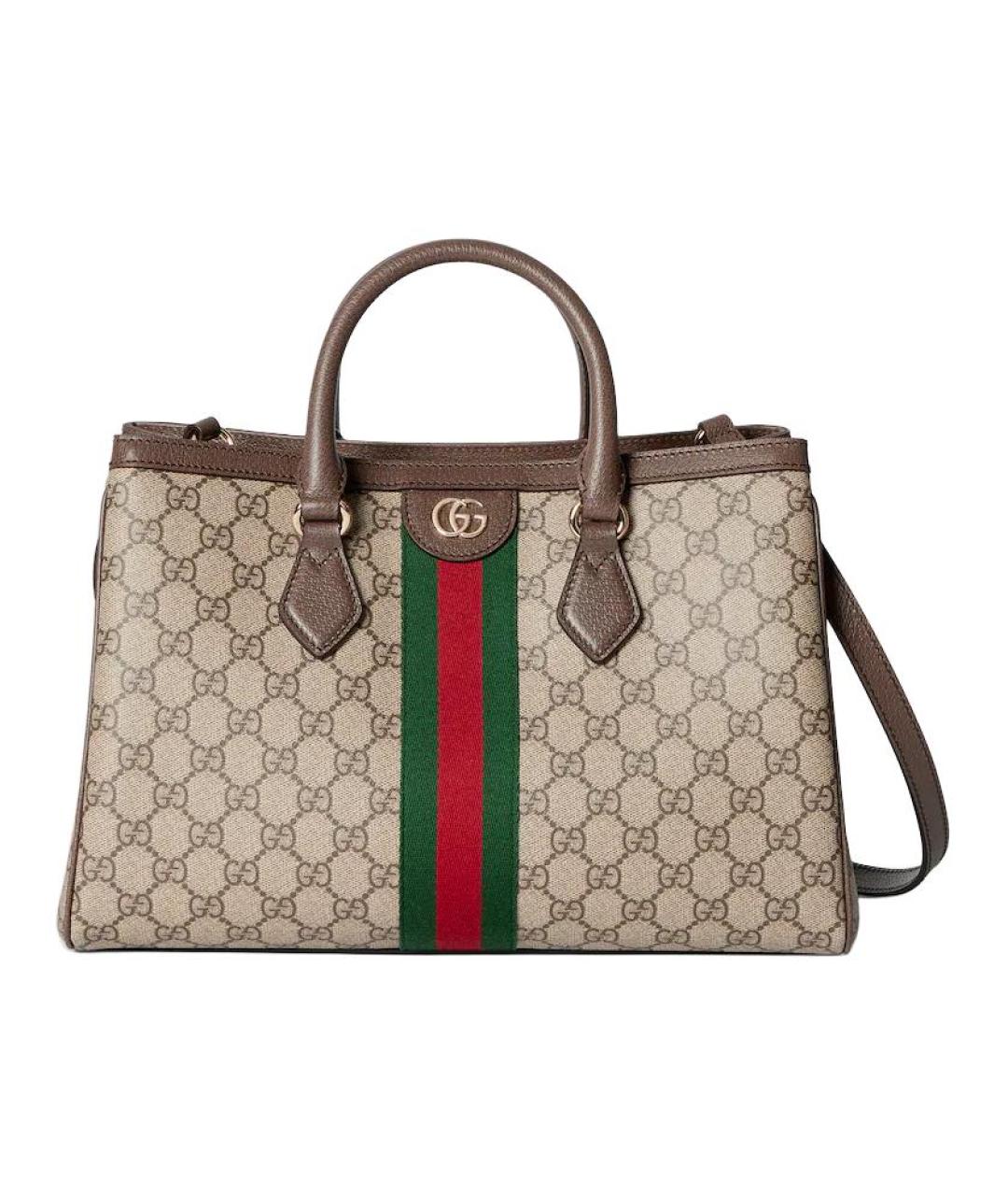 GUCCI Коричневая сумка через плечо, фото 1