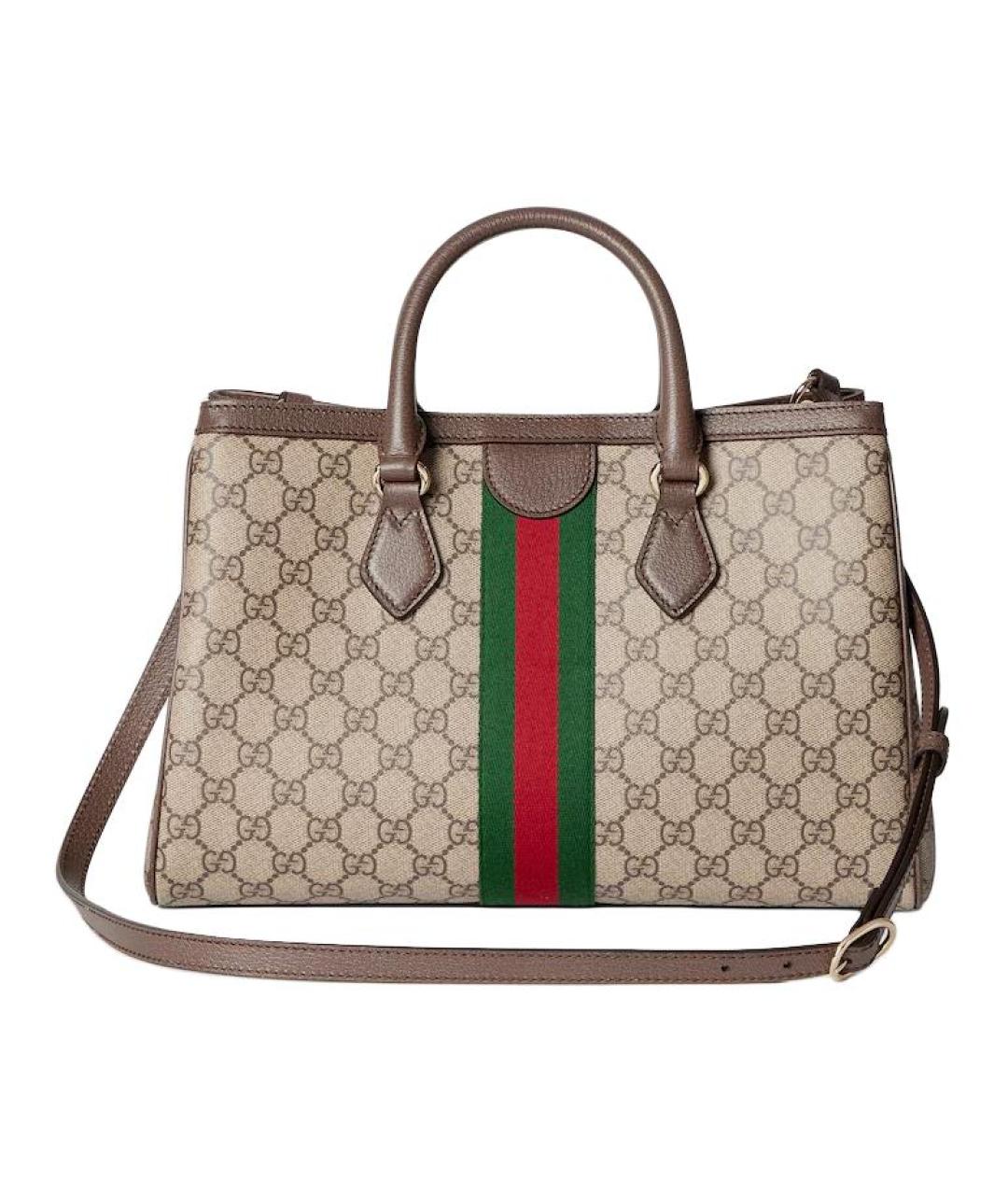 GUCCI Коричневая сумка через плечо, фото 3
