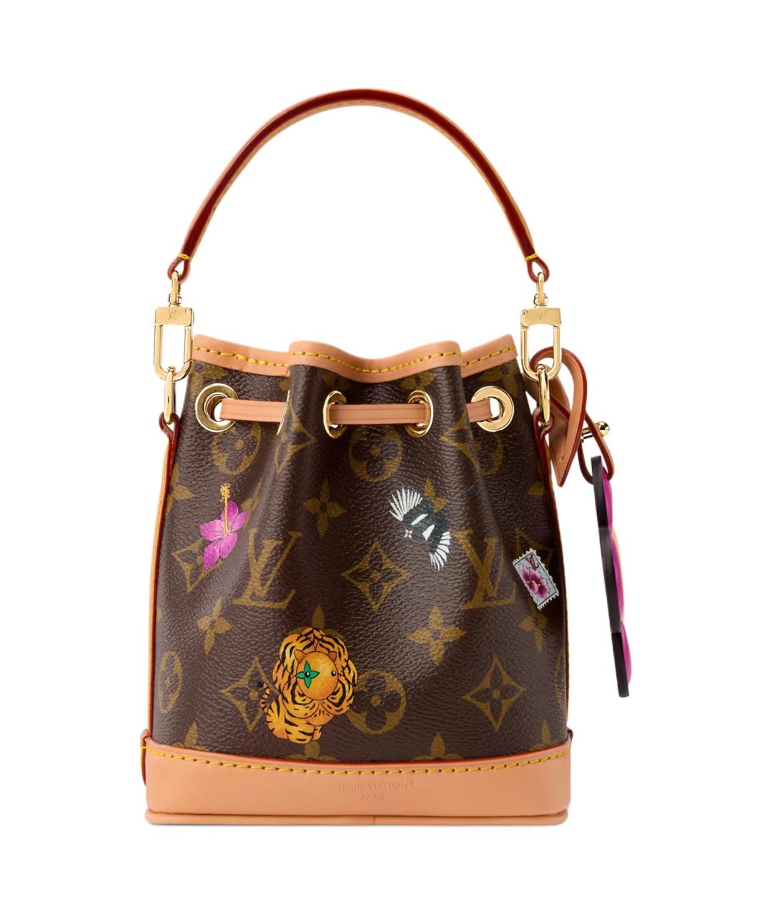 LOUIS VUITTON Коричневая сумка через плечо, фото 3