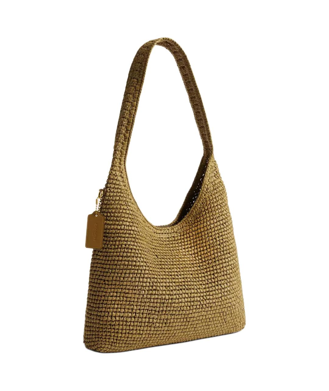 COACH Коричневая сумка через плечо, фото 2