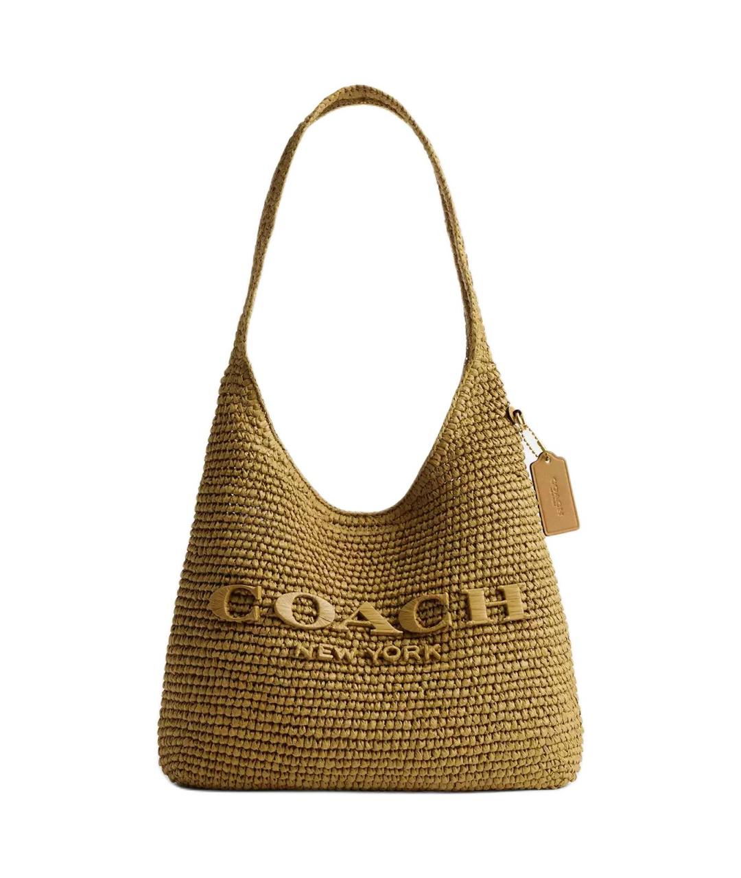 COACH Коричневая сумка через плечо, фото 1