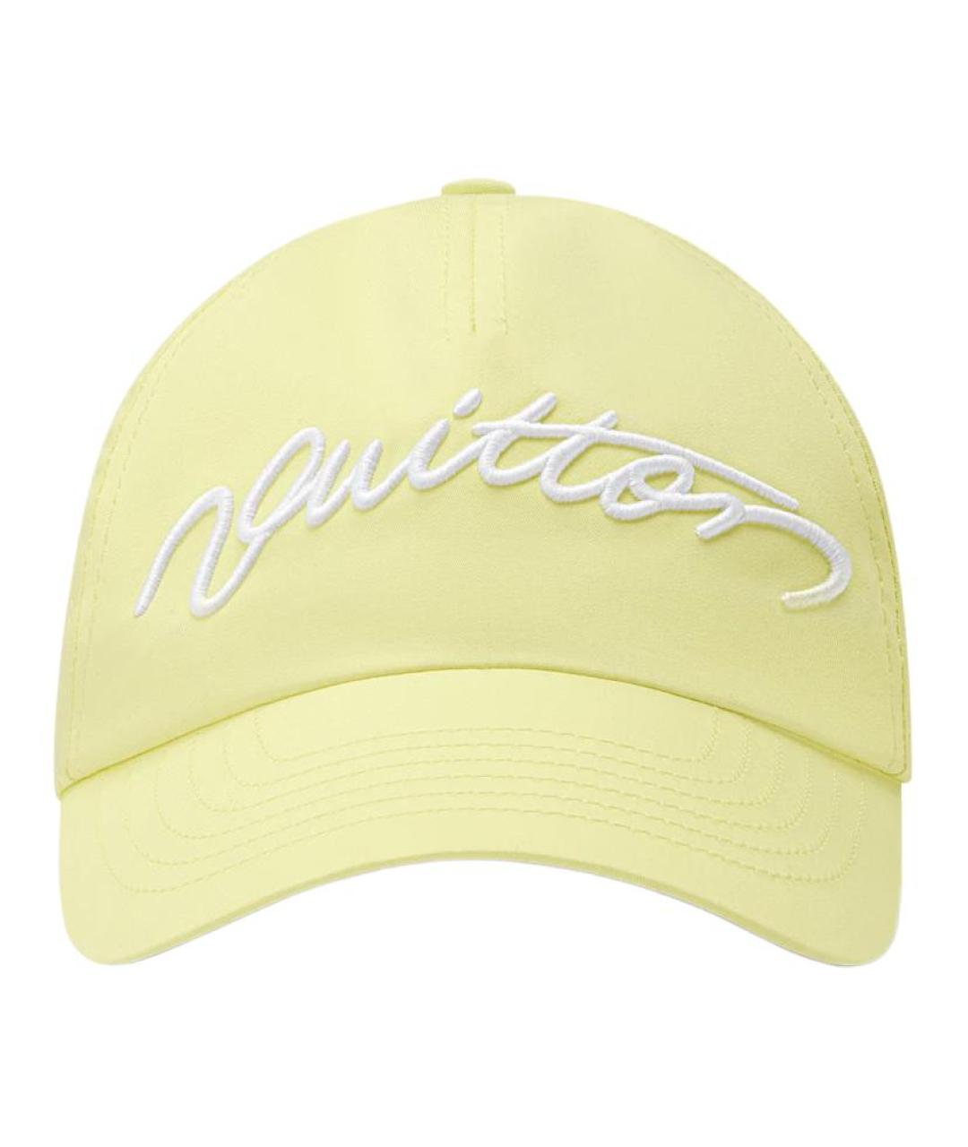 LOUIS VUITTON Желтая кепка/бейсболка, фото 2