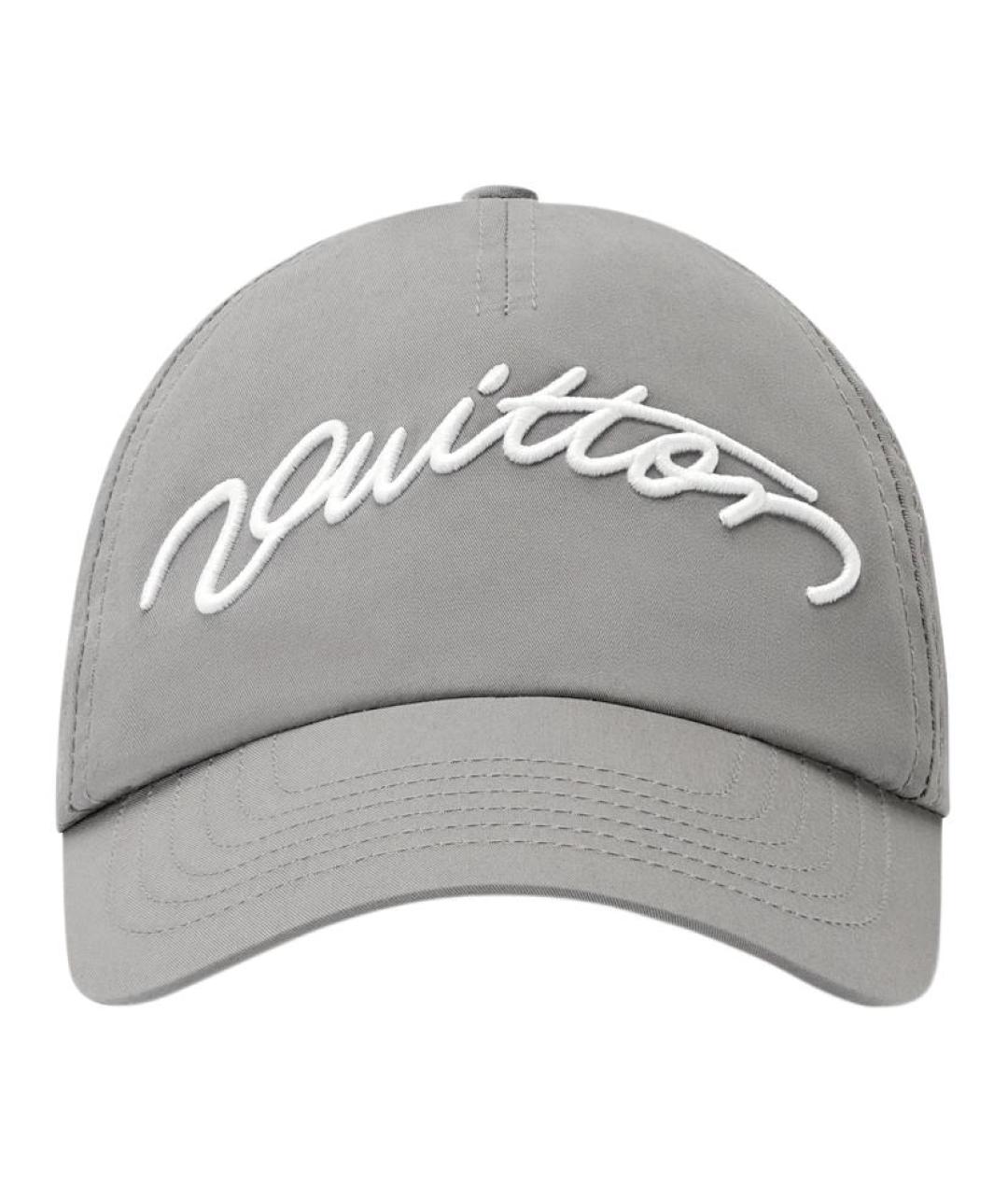 LOUIS VUITTON Серая кепка/бейсболка, фото 2