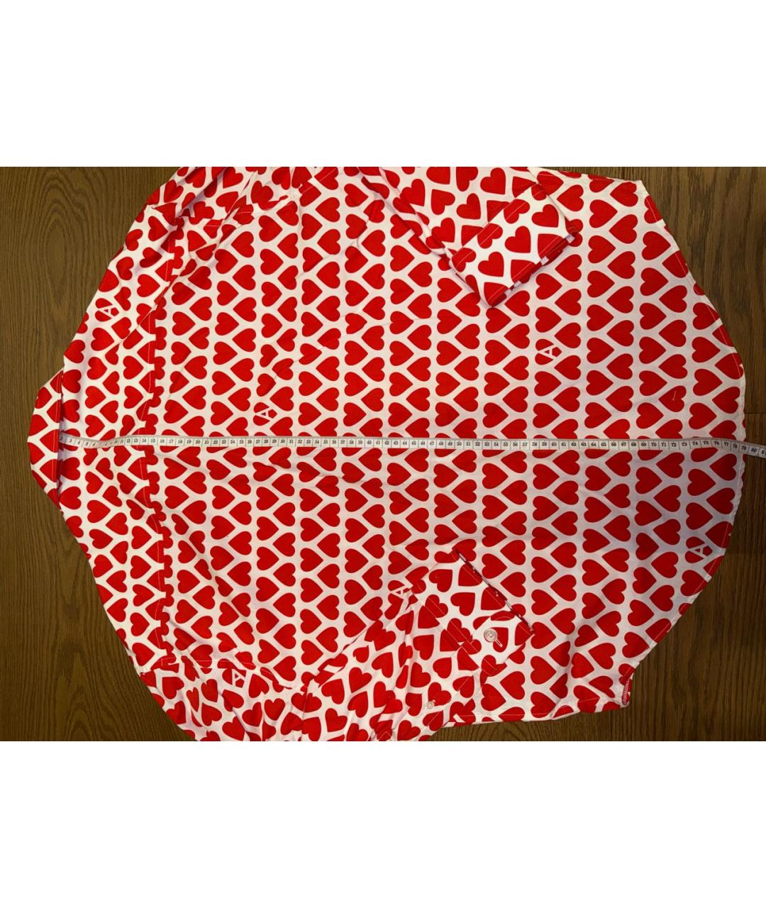 Ami Paris Красная хлопковая рубашка, фото 4