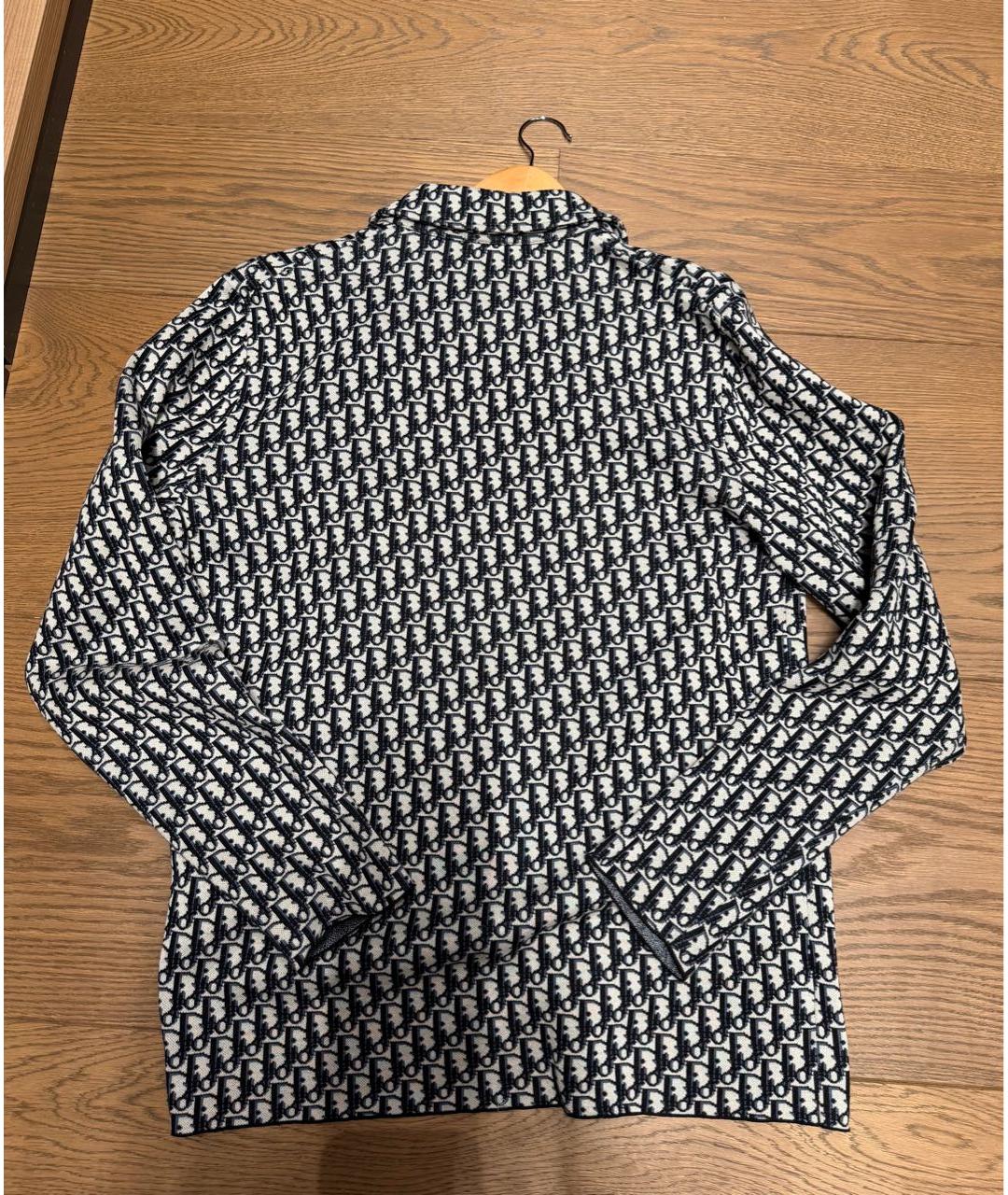 CHRISTIAN DIOR Синяя хлопковая рубашка, фото 4