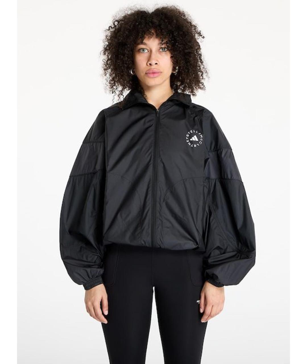 ADIDAS BY STELLA MCCARTNEY Черная полиэстеровая куртка, фото 2