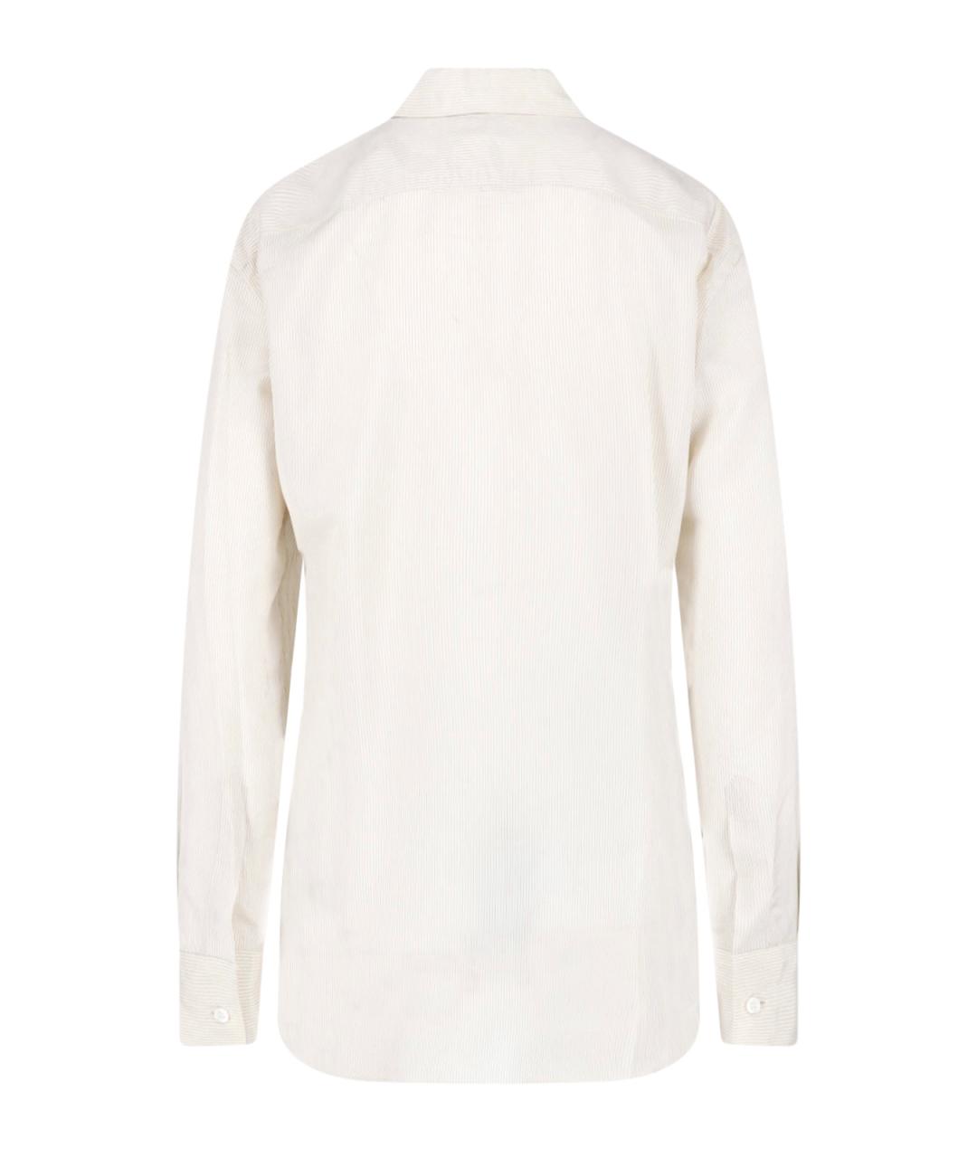 ASPESI Белая вискозная рубашка, фото 2