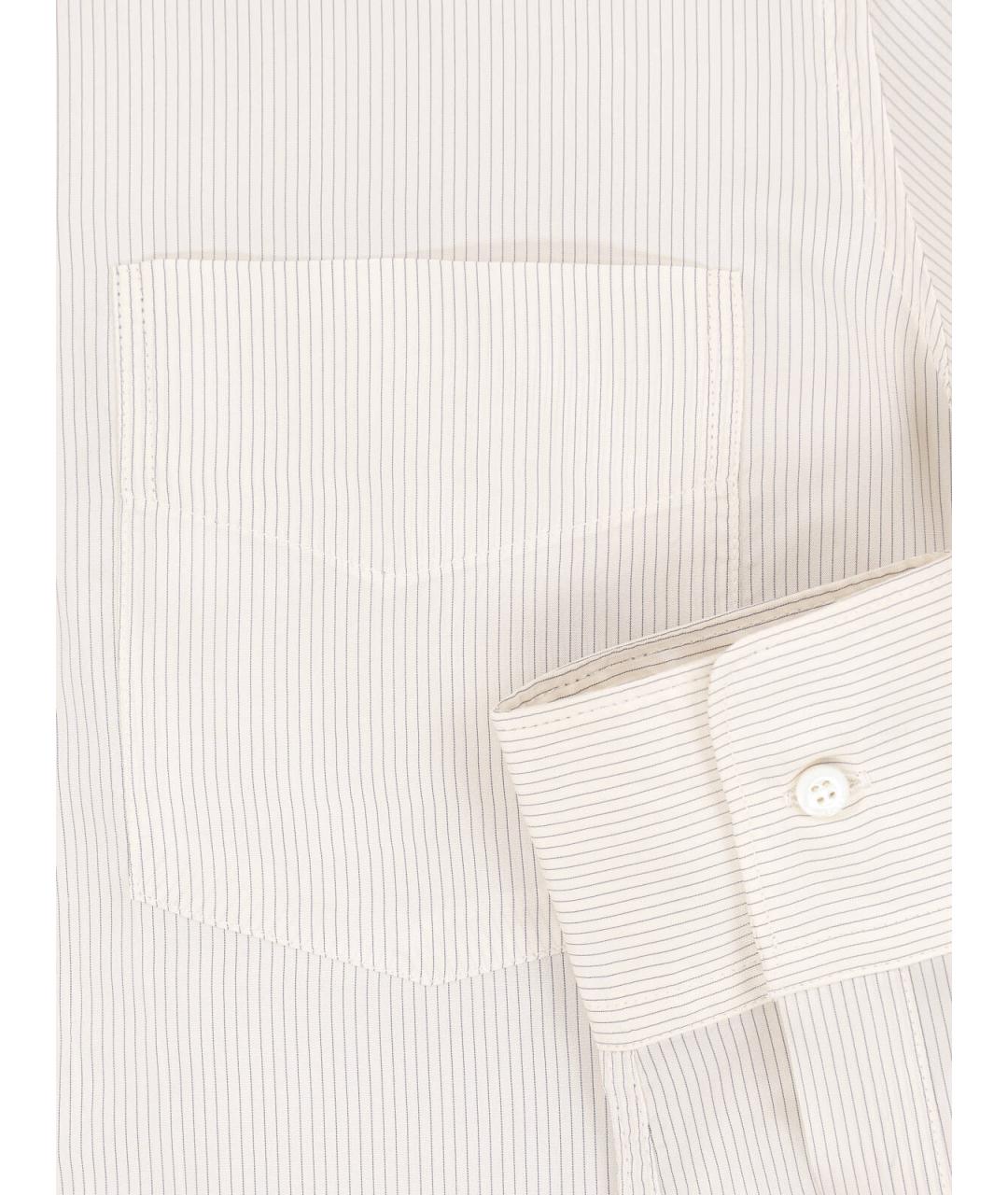 ASPESI Белая вискозная рубашка, фото 3