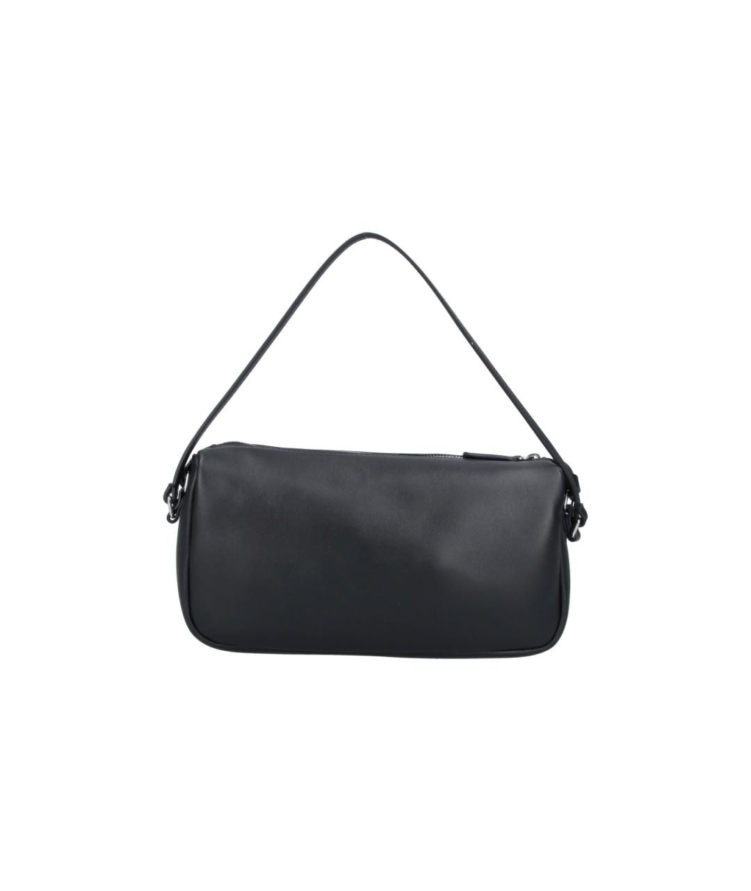COURREGES Черная кожаная сумка через плечо, фото 3