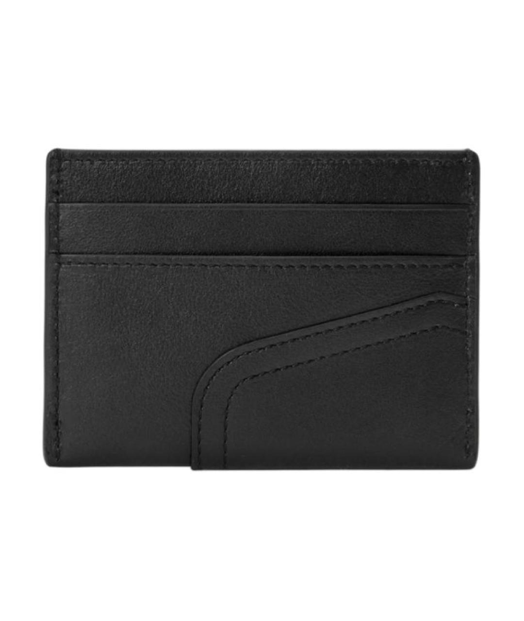 LOEWE Черный кожаный кардхолдер, фото 2