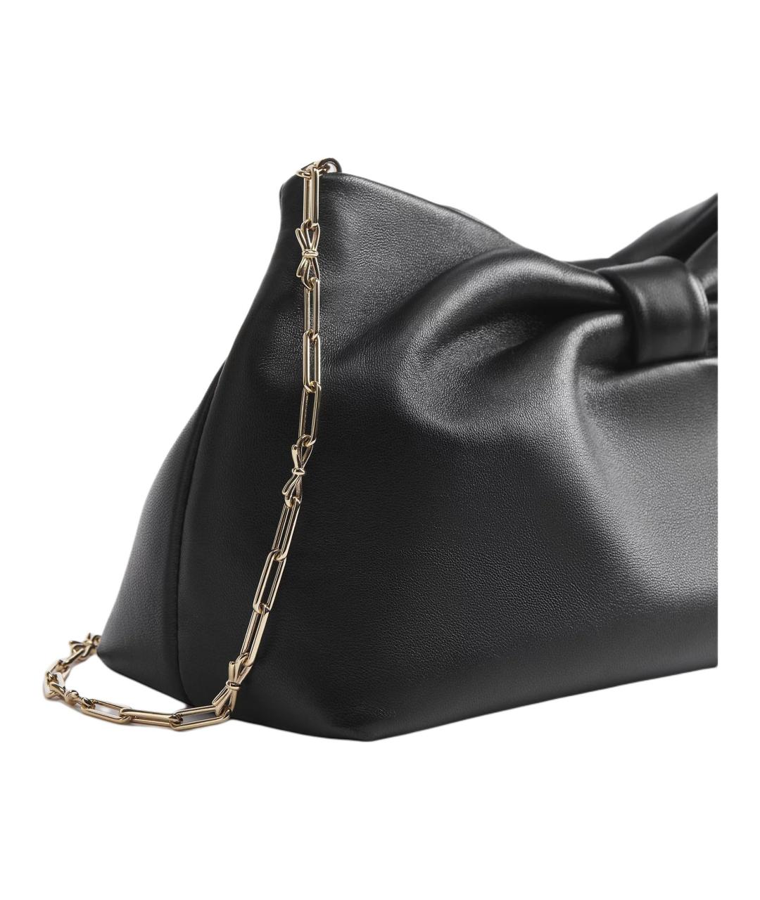 CHRISTIAN DIOR Черная кожаная сумка через плечо, фото 4