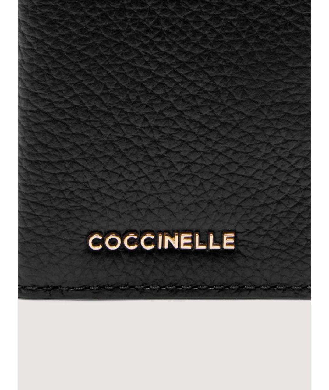 COCCINELLE Черный кожаный кардхолдер, фото 4