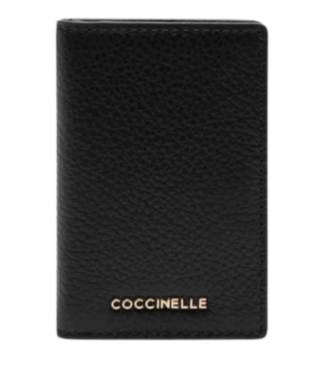 COCCINELLE Черный кожаный кардхолдер, фото 1