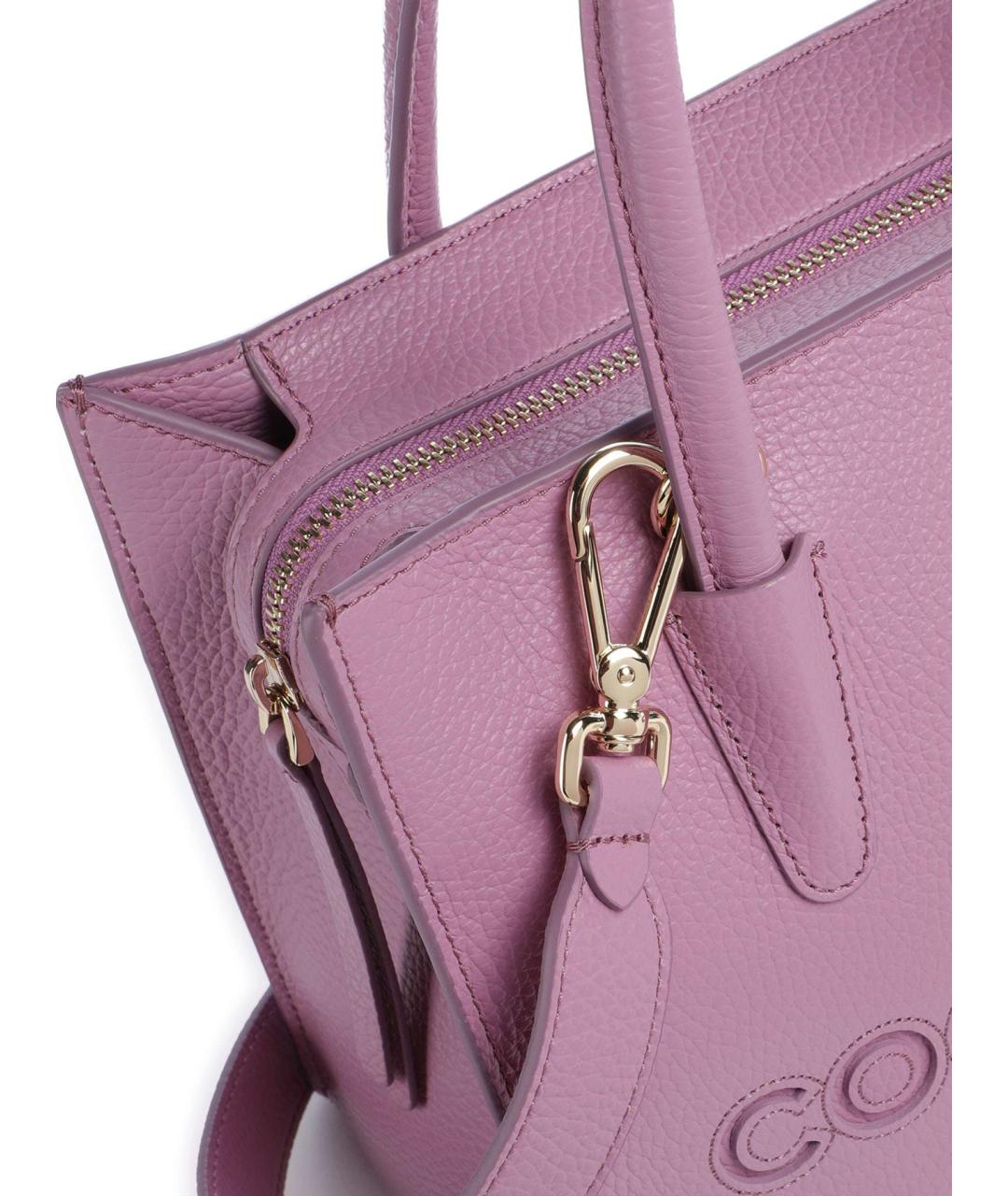 COCCINELLE Фиолетовая кожаная сумка через плечо, фото 4